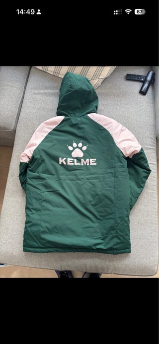 Parka RCD ESPANYOL Kelme Verde/Rosa