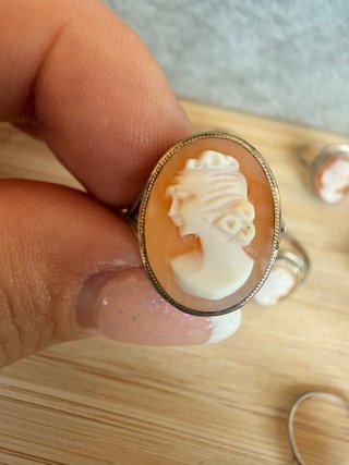 Anillos de Plata Ley 925 con camafeo