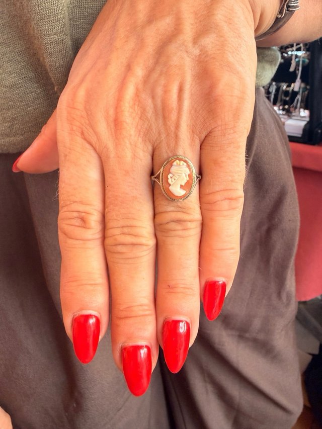 Anillos de Plata Ley 925 con camafeo