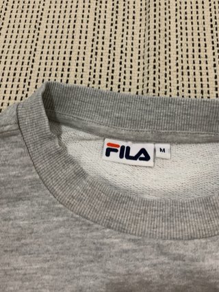 Sudadera Fila Vintage Gris