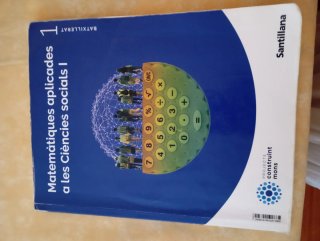 Libro de primero de bachillerato de matemáticas