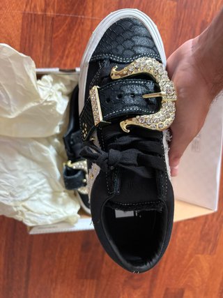 Vans Premium Old Skool 36 Metagirl Buckle Black Wh