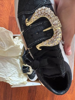 Vans Premium Old Skool 36 Metagirl Buckle Black Wh