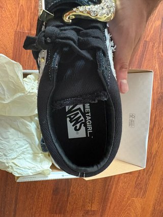Vans Premium Old Skool 36 Metagirl Buckle Black Wh