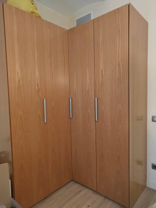 Armario modular madera 240cm alto