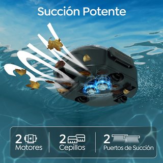 TALOSBO S2 robot limpiafondos piscina doble