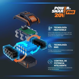 - WORX cortacésped eléctrico batería tracción