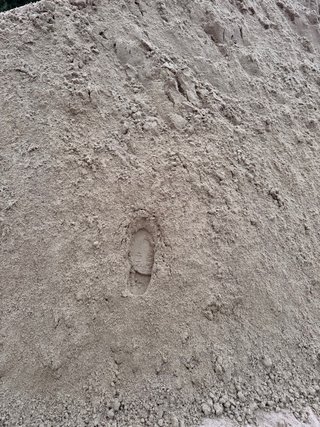 Arena para cama de vacas