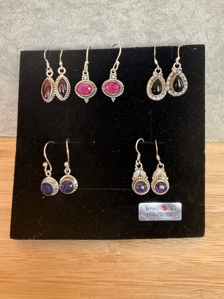 Pendientes Plata Ley 925 con Piedras