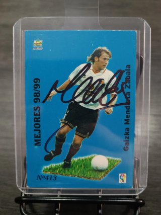 Cromo firmado Mendieta