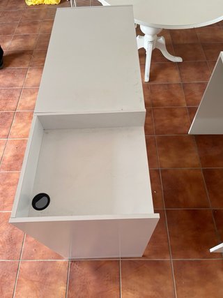 Mostrador tienda blanco