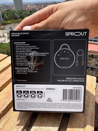 Altavoz Bluetooth Sprout Speakii Portátil