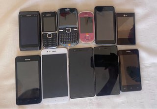 Móviles antigüos para colección