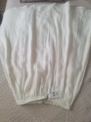 Falda Mango Lino Talla Única0