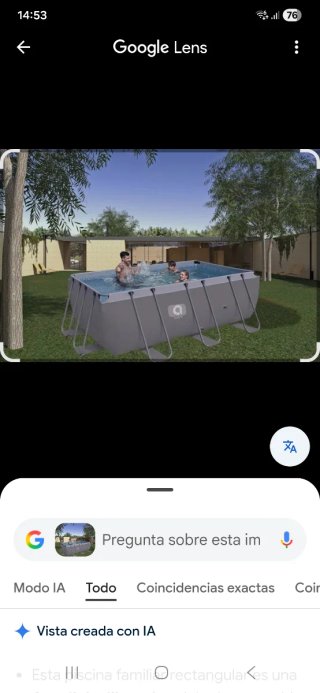 Piscina familiar 4x2x1m + depuradora arena