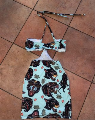 Copricostume Ibiza Stampa Tattoo