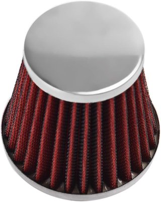 Evermotor filtro aire doble capa acero