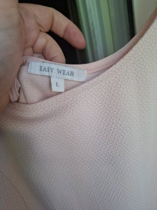 Vestido rosa sin mangas