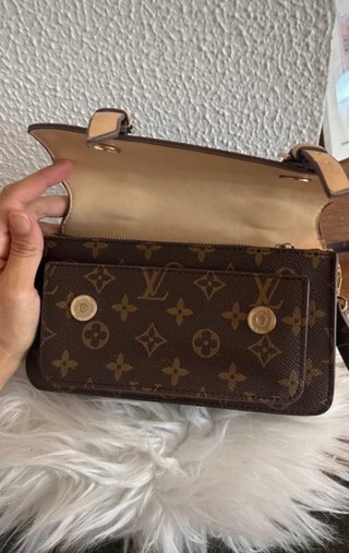 Bolso Louis Vuitton Marrón y Dorado