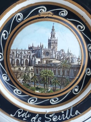 Plato recuerdo Rdv de Sevilla