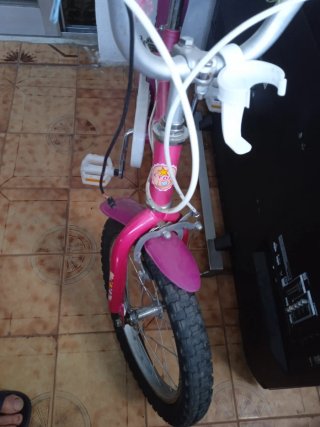 Bicicleta infantil rosa Umit