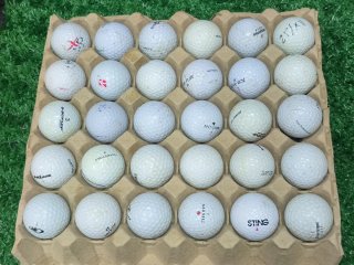 130 Bolas de Golf Marcas Variadas Grado A/B