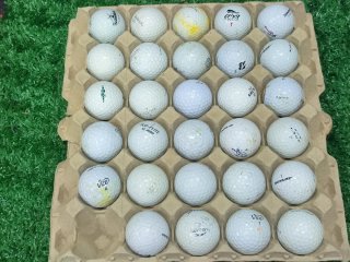130 Bolas de Golf Marcas Variadas Grado A/B