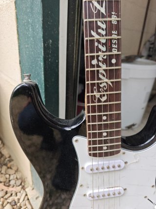 Guitarra Eléctrica Negra