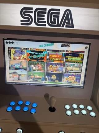 Recreativa Arcade Bartop SEGA Pared
