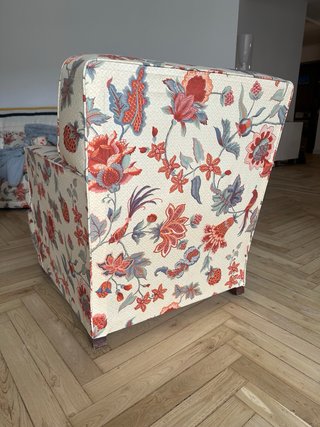 2 Butacas de tela con estampado floral 20€ cada