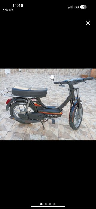 Vespino SCA Negra Automática con documentación