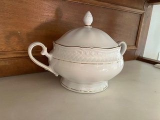 Consomé Eschenbach Bavaria Porcelana Dorada