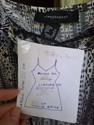 Mono corto Atmosphere estampado