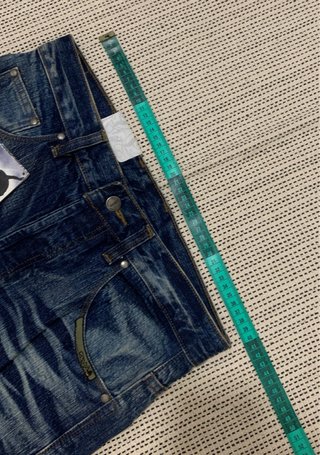 Pantalón vaquero vintage Crema