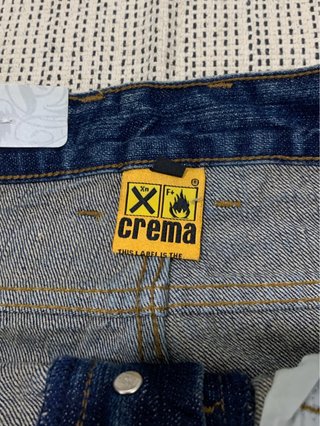 Pantalón vaquero vintage Crema
