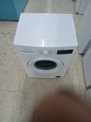 Lavadora Daewoo Blanca