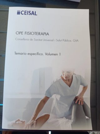 Pack libros oposiciones Fisioterapia Sanidad