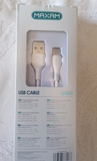 Cable MAXAM Tipo C de 3A