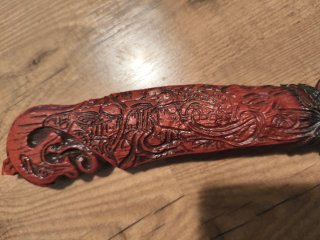 Réplica Hacha Leviatán Kratos God of War Latex