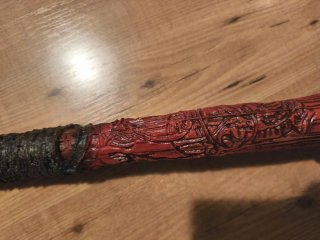 Réplica Hacha Leviatán Kratos God of War Latex