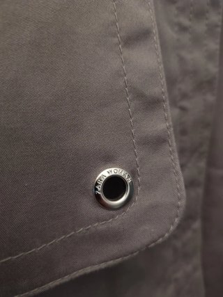 Chaqueta corta forrada gris