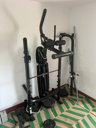 Banco de gimnasio, 2 Poleas y accesorios