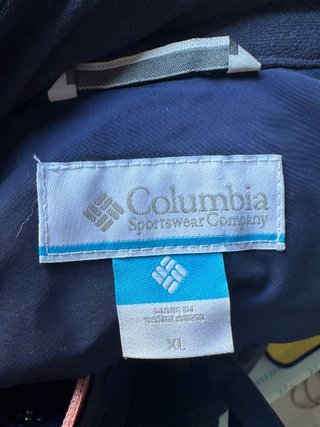 Giacchetta da sci Columbia blu e rossa