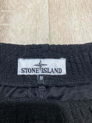 Stone Island Pantalón Corto Negro