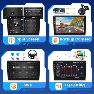 Inefala autorradio Android 9" CarPlay GPS
