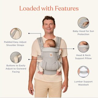 Ergobaby portabebés ergonómico cómodo bebé