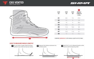 SHIMA EXO Vented zapatos motocicleta reforzados