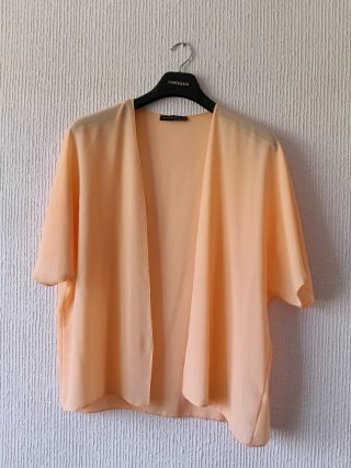 Blusa salmón sin mangas