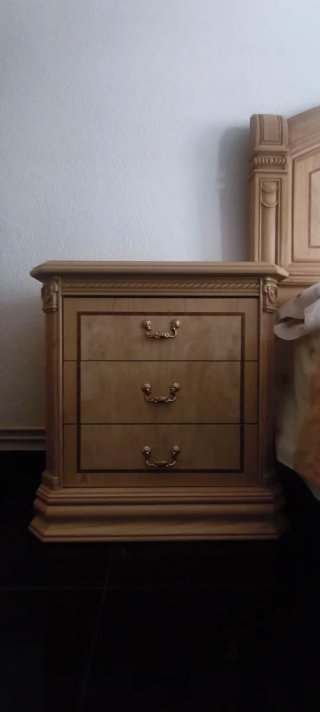Conjunto dormitorio matrimonio madera