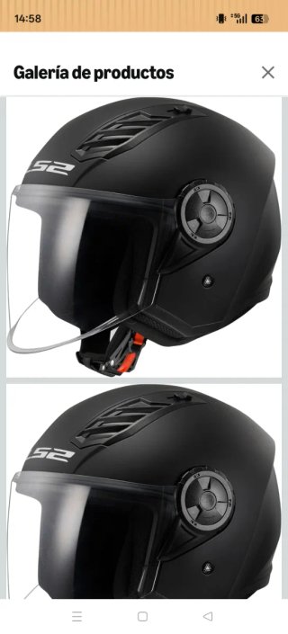 Casco Jet LS2 Airflow II Negro